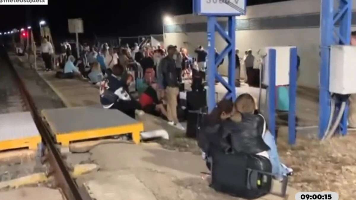 VÍDEO: Las imágenes del caos tras una avería que deja en tierra a casi 200 viajeros del tren Madrid-Logroño