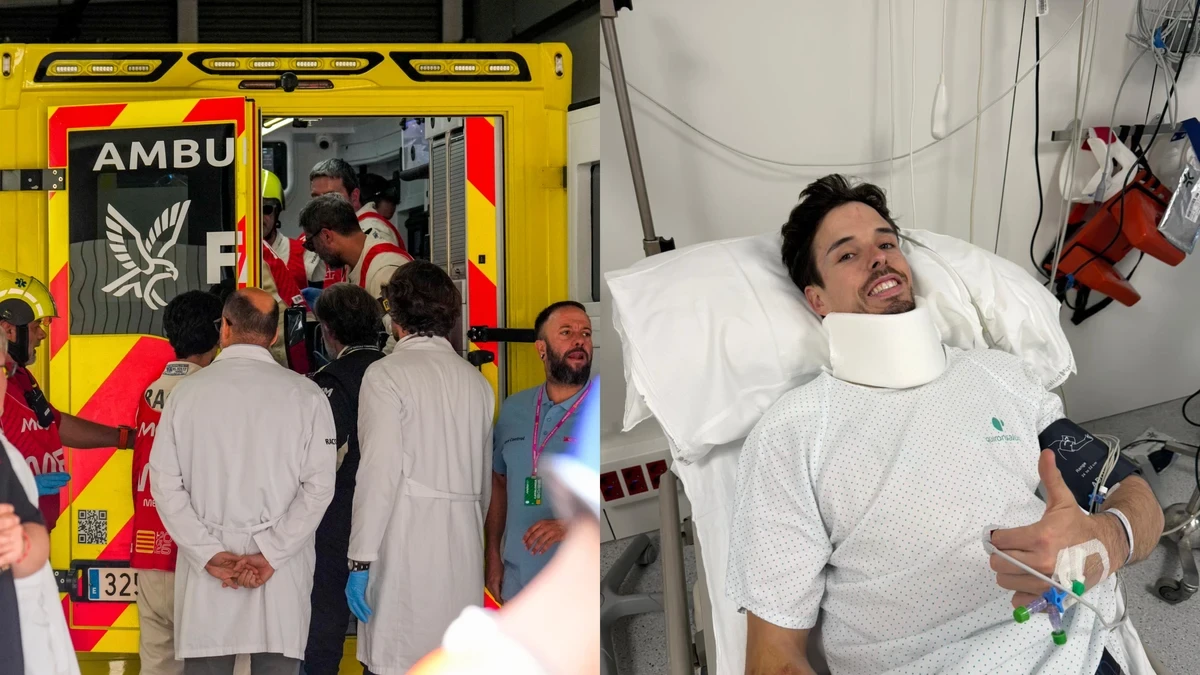 Primera imagen de Álex Márquez tras su grave accidente en Montmeló