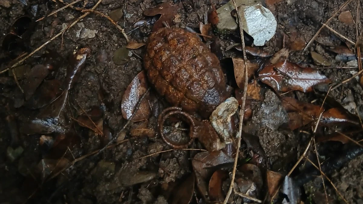Un grupo de personas sale a buscar setas y encuentra una granada de la Guerra Civil cerca de Barcelona