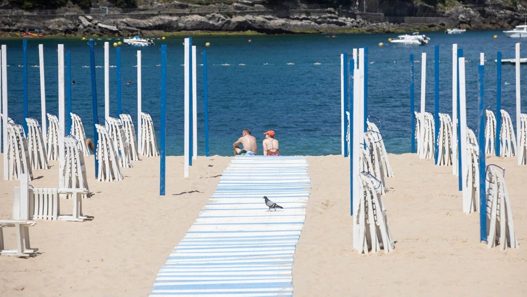 Muere ahogada una mujer en una playa de San Sebastián