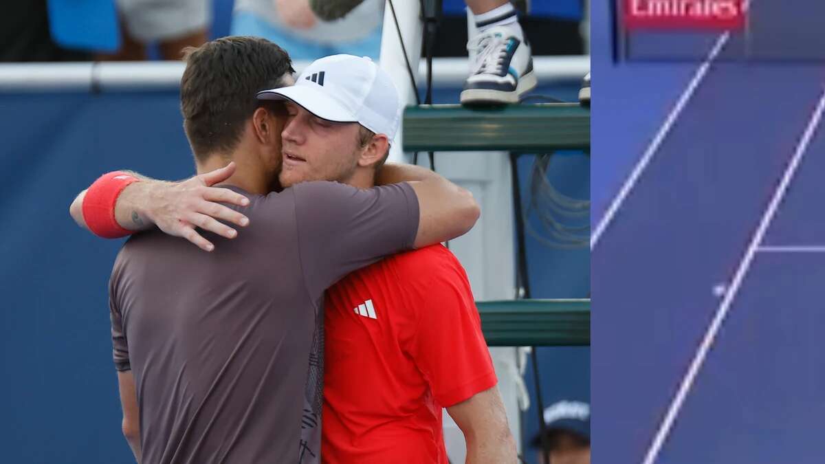 El cruel destino de Davidovich en la final de Delray Beach: la bola de partido se va por un pelo y desperdicia un 5-2, 40-30