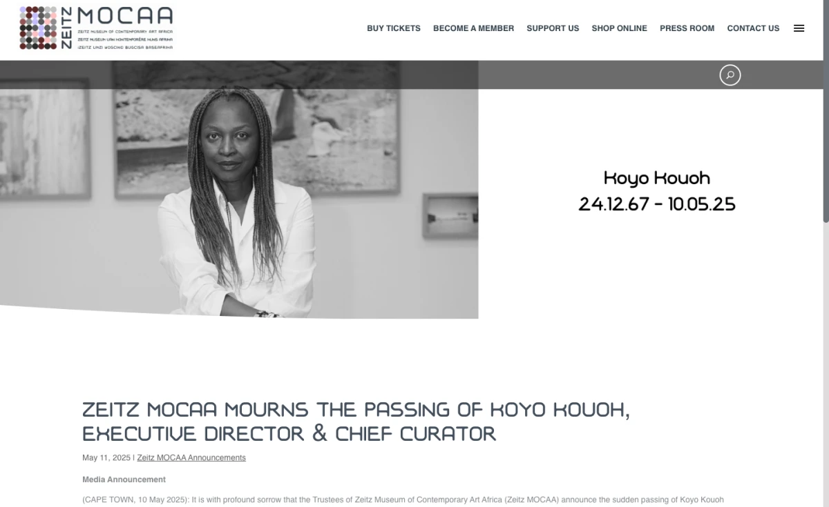 Remembering the Curator Koyo Kouoh Who Reshaped African Art