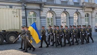 Українські військові пройшли маршем на параді у Брюсселі