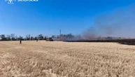 В Україні - десятки масштабних пожеж за добу, через обстріли РФ горіли пшеничні поля
