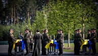 На Національному військовому кладовищі поховали ще 12 українських воїнів, чиї імена наразі невідомі