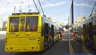 У Києві біля метро «Лук'янівська» через ДТП пошкоджена контактна мережа тролейбусів
