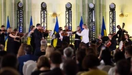 «Київська камерата» зіграла у МЗС «Концерт надії» під диригуванням Кері-Лінн Вілсон