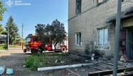 Росіяни вдруге за тиждень атакували дронами пожежну частину у Родинському на Донеччині