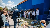 У Любліні створили мурал вдячності від українців польському народові
