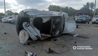 У Полтаві автомобіль в'їхав у парковку, постраждали п’ятеро людей