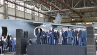 Українцям вперше показали фюзеляж військового літака Ан-178-100Р