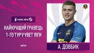 Довбик став найкращим футболістом туру, Кривенцов - найкращим тренером