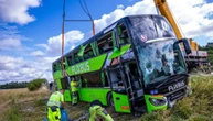 У Німеччині перекинувся автобус, серед пасажирів були і українці