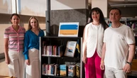 У португальському місті Санту-Тірсу з’явилася «Українська книжкова поличка»