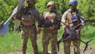 Оператори БПЛА вразили танк, сім автомобілів та три укриття росіян на Харківщині