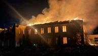 На Дніпропетровщині ліквідували пожежу в навчальному закладі, яка спалахнула через атаку РФ