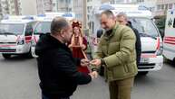 Південна Корея передала п'ять сучасних автомобілів швидкої допомоги Дніпропетровщині