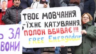 У Запоріжжі провели акцію на підтримку полонених жителів Енергодару
