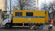 На столичному Печерську прорвало трубу, є загроза зсуву