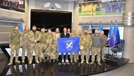 Андрій Шевченко зустрівся в Будинку футболу з військовими 120-го окремого розвідувального полку