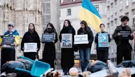 У Відні пройшла акція солідарності з Україною після ракетного удару по Кривому Розі