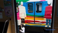 У київському метро запустили артпоїзд, присвячений Казимиру Малевичу