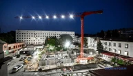 У Запоріжжі зводять хірургічний корпус для обласної дитячої лікарні: будують навіть уночі