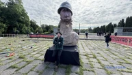 У Варшаві презентували скульптуру литовського митця Мартинаса Гаубаса «Чуйло»