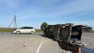 На Тернопільщині перевернувся автобус з пасажирами, восьмеро постраждалих