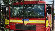 У Нікополі росіяни двічі атакували дроном автомобіль рятувальників
