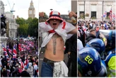 Londra, in 110mila alla manifestazione dell’estrema destra. Musk in video al corteo: “La sinistra è il partito dell’omicidio”