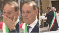 “Spero di farcela”. Mastella, 79 anni, e la malattia svelata nella basilica: la voce rotta dalle lacrime e l’applauso dalle navate