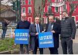 Torino: flashmob di Gasparri, Zangrillo e Rosso davanti ad Askatasuna. “Lo Stato sta arrivando”