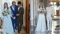 Protti e la figlia accompagnata all'altare. La toccante foto di Re Igor, in lotta con la malattia