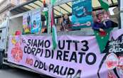 Ddl Sicurezza nel mirino. Corteo contro il governo: 