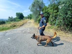 Nel giardino degli orrori, scavi a casa della guardia giurata. Trovati una vertebra umana e capelli