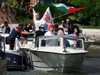 Anna Foglietta, militante pro Gaza a Venezia. Bloccata dai carabinieri con l’artista Laika