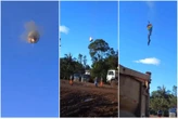 Si buttano dalla mongolfiera in fiamme, otto morti in Brasile. Il video dell’incidente