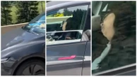 Addormentata al volante, con due bimbi accanto, su una Tesla lanciata ai 100 km/h. L’incredibile video girato su un’autostrada canadese