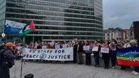 Manifesti contro organizzazioni pro-Israele compaiono nel centro di Bruxelles