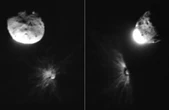 Sonda Dart, il satellite italiano LiciaCube ha fotografato il pennacchio di detriti staccatosi dall’asteroide Dimorphos