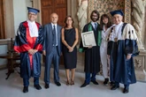 Leonardo Maria Del Vecchio, laurea honoris causa a Tor Vergata: “Visione di futuro inclusiva e condivisa”. La ministra Bernini: “Ispirerà i ragazzi”