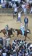 Finalmente il Palio di Siena. Il fantino Brigante davanti a tutti, trionfa la contrada dell’Onda