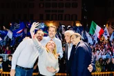 Toscana, il centrodestra ci crede. I leader uniti sullo stesso palco, la premier: “La Storia la fate voi”