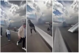 Fiamme dall’aereo, panico al decollo. Il video dell’evacuazione d’emergenza a Denver