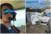 Valbrembo, ultraleggero precipita tra le case: morto l’istruttore Daniel Taino, ferito l’allievo 19enne