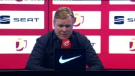 Koeman: "Lo hemos merecido, hemos sido mejor equipo en los dos partidos"