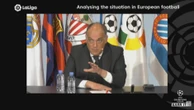 Tebas: "Florentino Pérez miente o está equivocado"