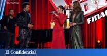 Eva González pilla a contrapié a Malú en 'La voz' con una mención a su vida amorosa (y ella se la devuelve)