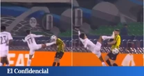 Expulsado a los tres minutos por una criminal patada en la cara: así fue la roja directa en el Kairat Almaty-Pafos de Champions